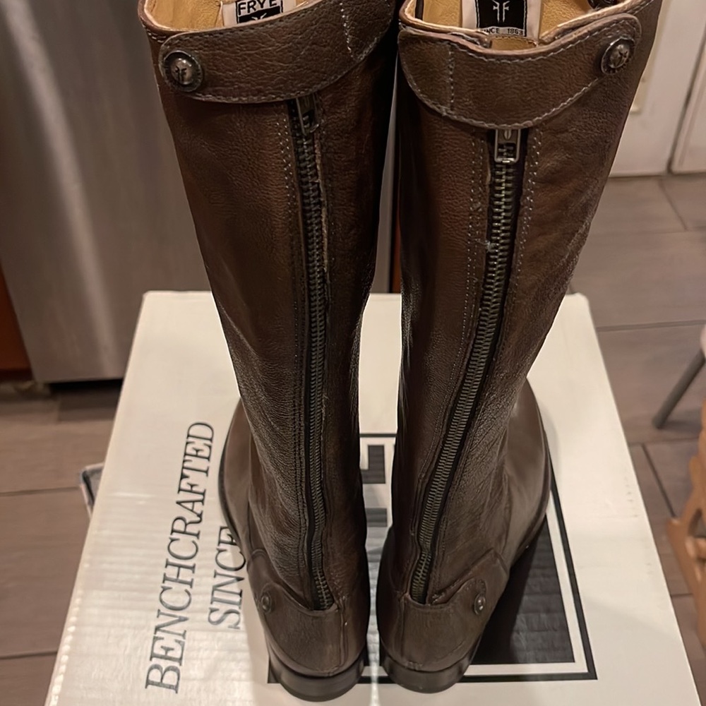 Frye Melissa Button Back Zip Boot - image 4